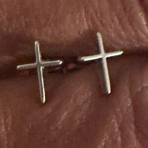 ✝️ Sterling Silver Cross Earrings ✝️